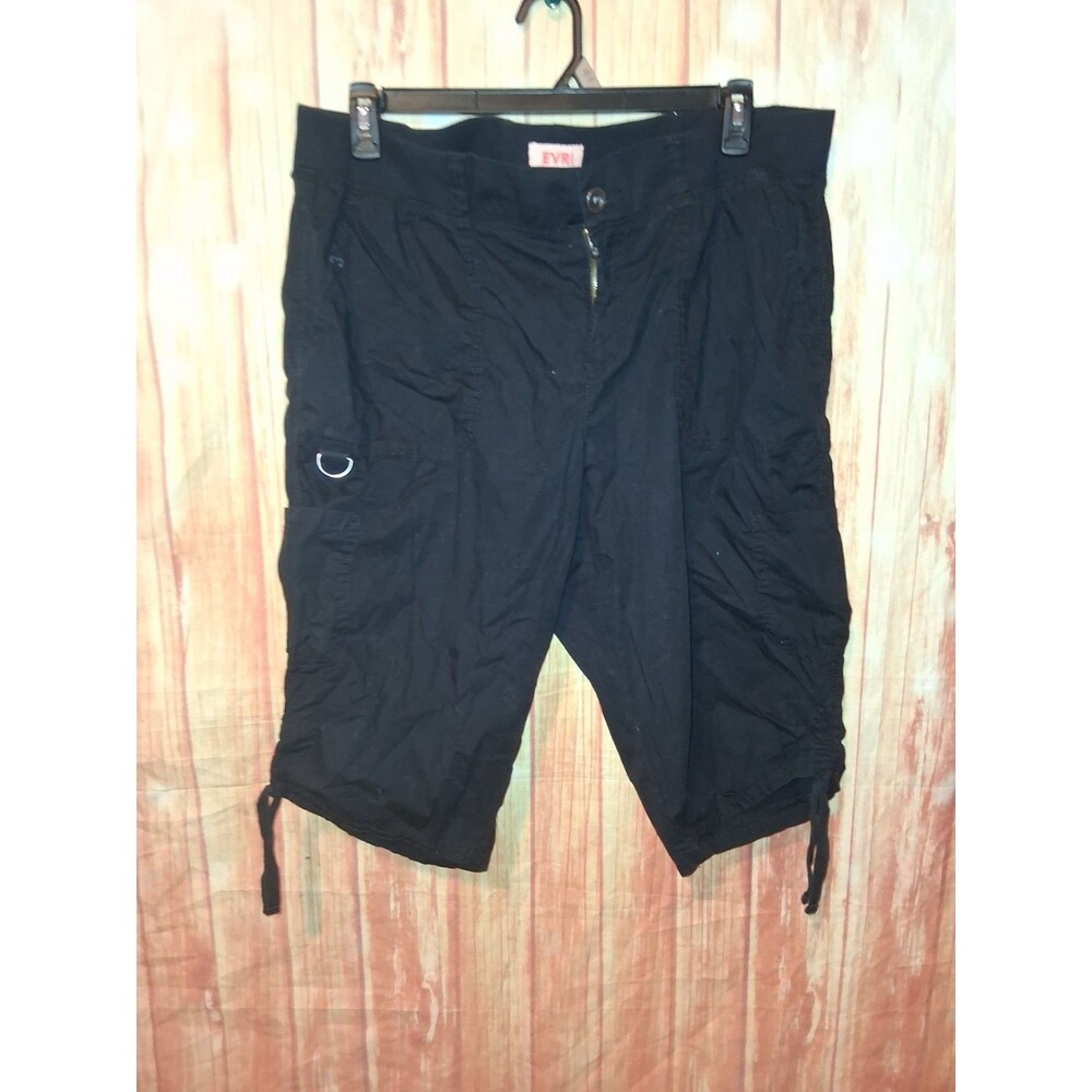Evri Black Bermuda Shorts Sz 18W
